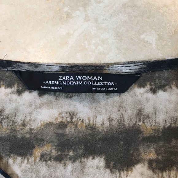 Zara high/low chiffon dress - Picture 3 of 3